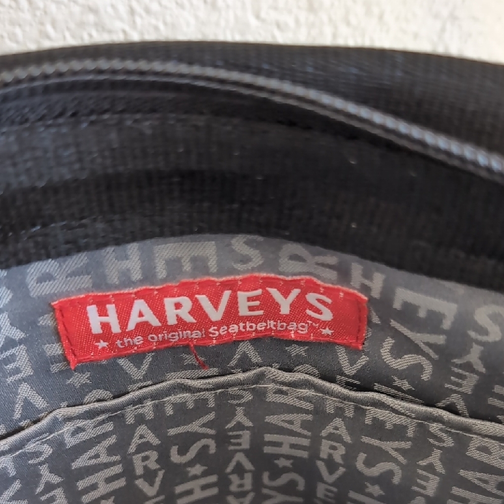 Harveys Black Woven Shoulder Bag - Picture 2 of 2